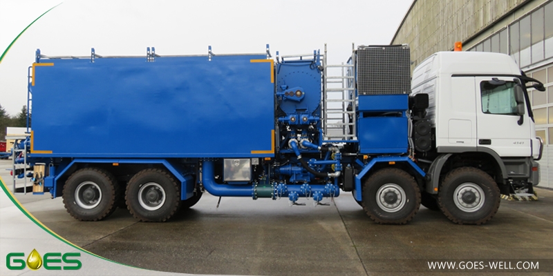 Hydration unit truck mounted manufactured in Germany, by GOES GmbH