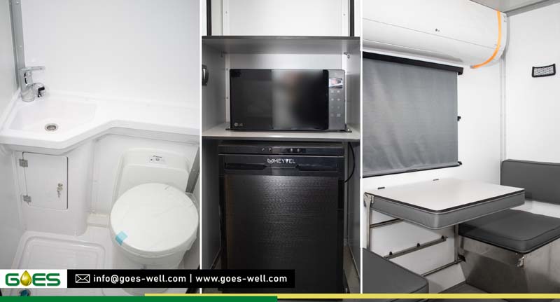 Single Pump Truck with large Welfare cabin